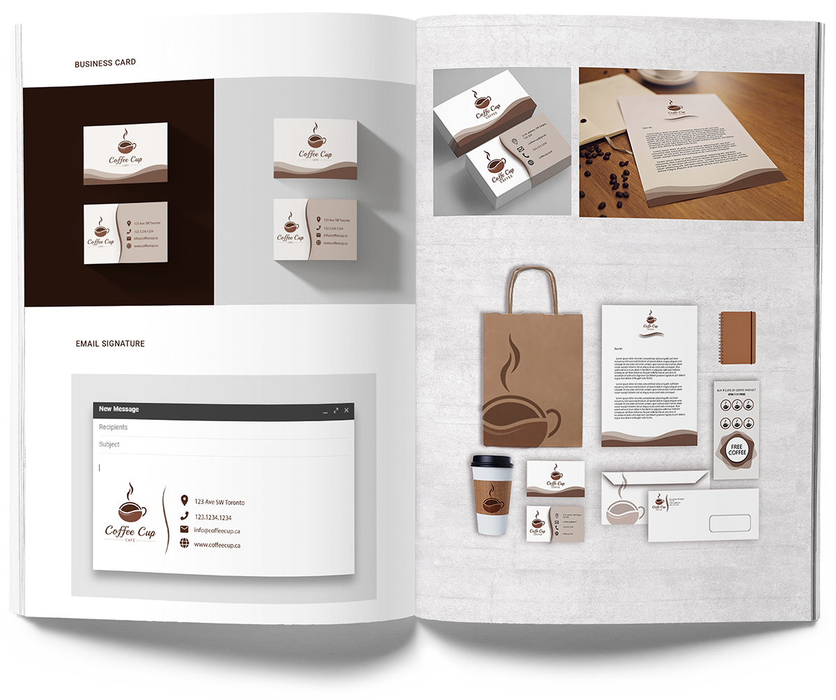 Coffee Café Brand Design Case Study AG Global Designs